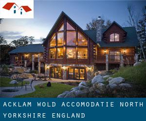 Acklam Wold accomodatie (North Yorkshire, England)